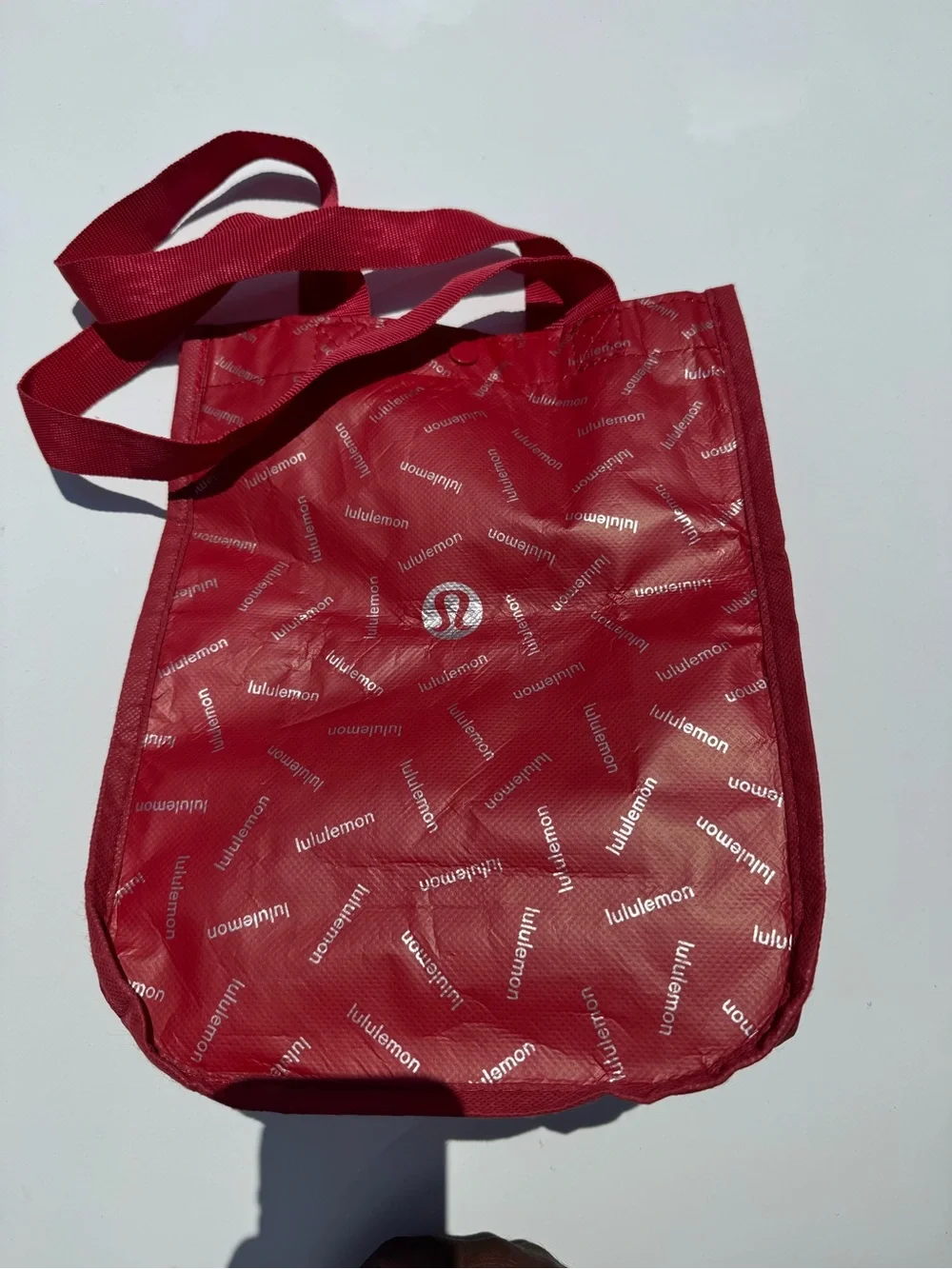 lululemon athletica Red Logo Reusable Tote